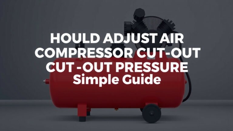 Adjusting Air Compressor Cut-Out Pressure: A Simple Guide