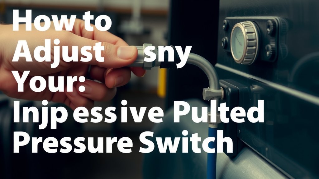Adjusting Your Ingersoll Rand Air Compressor Pressure Switch
