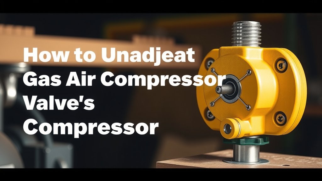 Tuning Your Gas Air Compressor's Unloader Valve