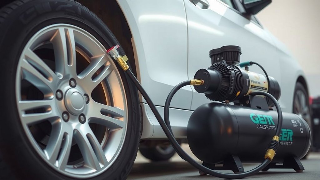 How to Air Up a Tire with an Air Compressor
