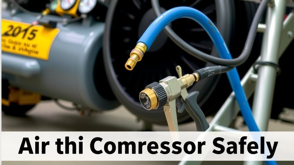 Connecting Your Air Hose to the Compressor