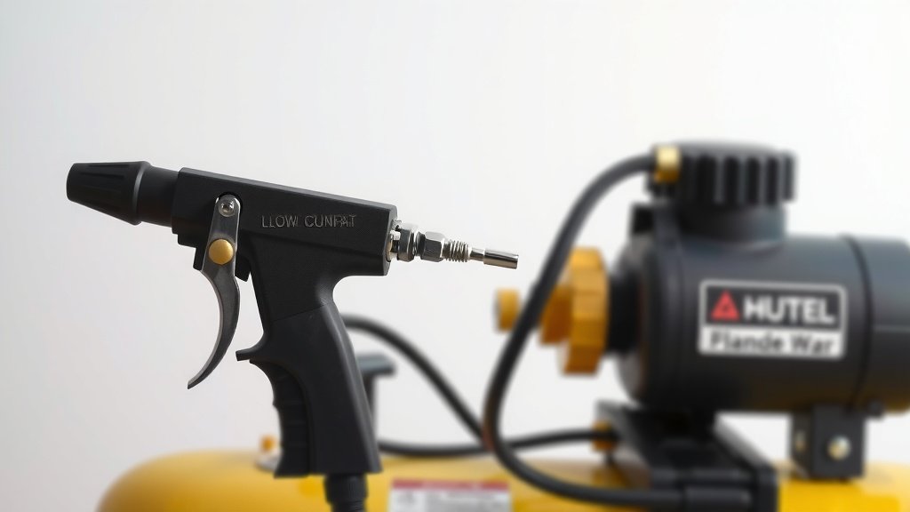 Connecting Your Blow Gun to an Air Compressor
