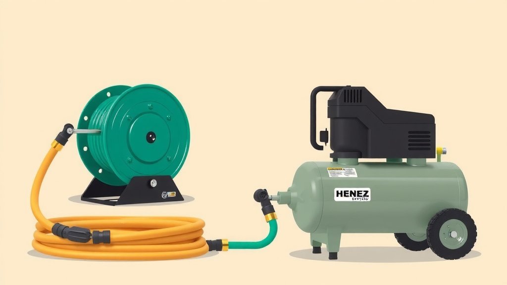 Mounting Your Hose Reel to an Air Compressor