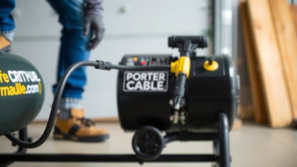 Connecting Your Hose to a Porter Cable Air Compressor