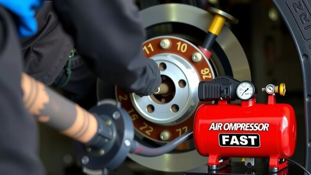 Using an Air Compressor to Service Your Brakes