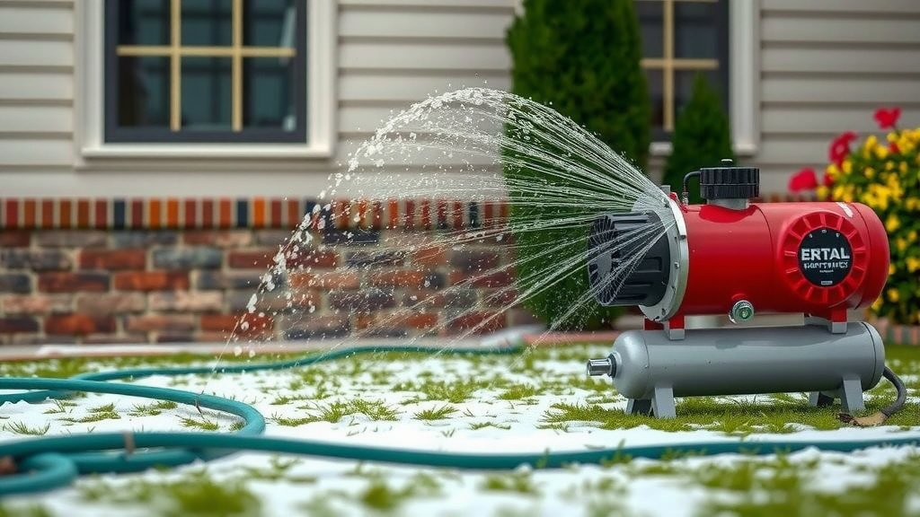 Winterizing Your Sprinkler System with an Air Compressor