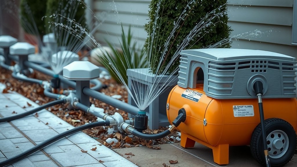 Winterizing Your Sprinkler System Without an Air Compressor