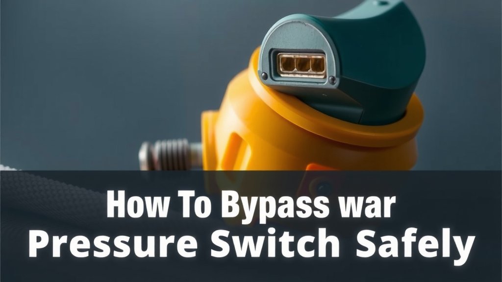 How to Bypass an Air Compressor Pressure Switch Safely
