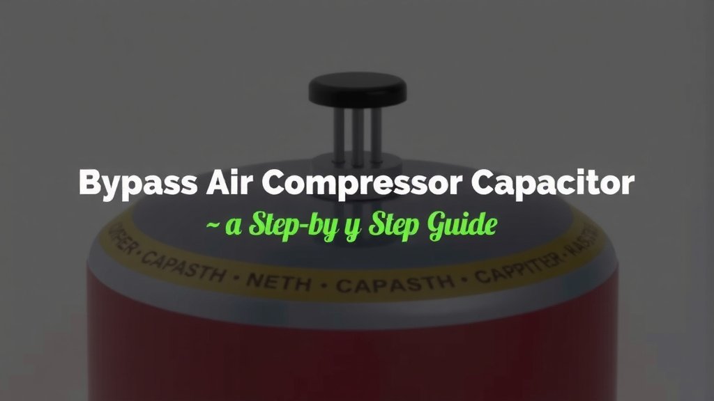Bypass Air Compressor Capacitor: A Step-by-Step Guide