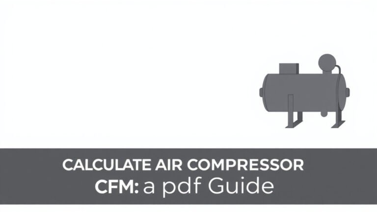 Calculate Air Compressor CFM: A PDF Guide