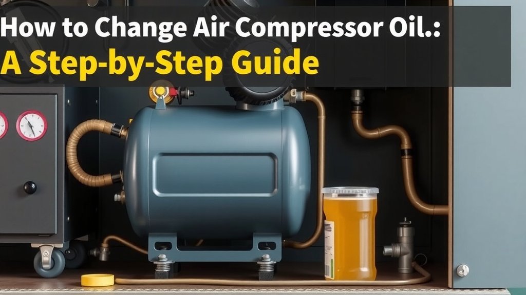 Your Air Compressor's Oil Change Explained