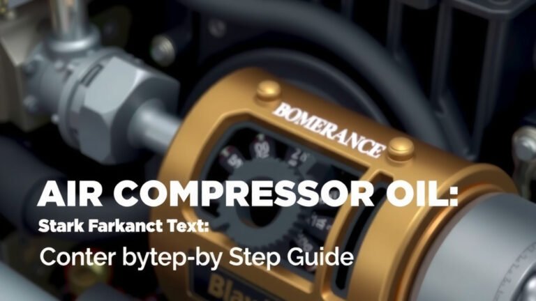 How to Change Air Compressor Oil: A Step-by-Step Guide