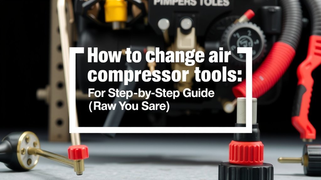 How to Change Air Compressor Tools: A Step-by-Step Guide